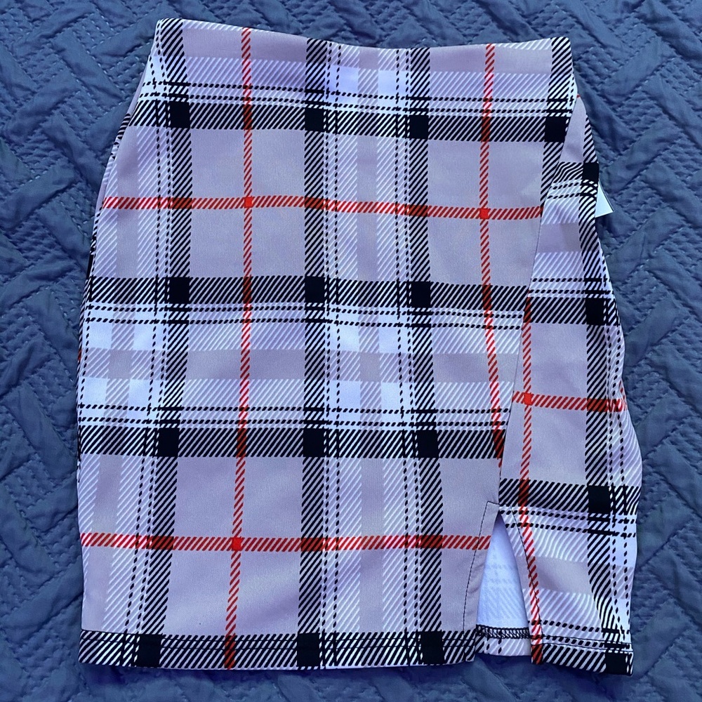 Plad skirt